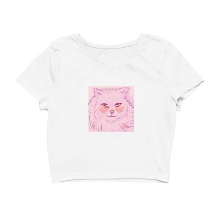 Funky Cat Crop Top