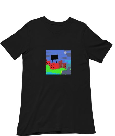 Neon Cityscape Regular T-Shirt