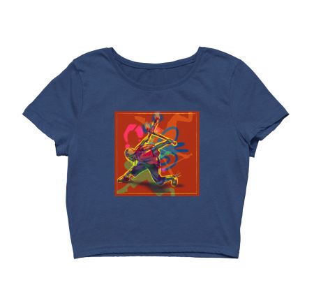 Graffiti Illustration Crop Top