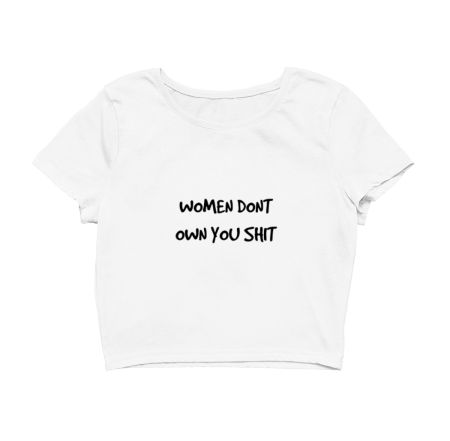 WOMAN UP Crop Top