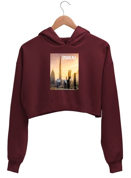 Dubai - Travel Series Crop Hoodie