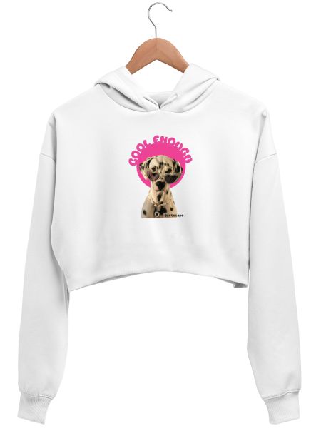 Cool enough! Crop Hoodie