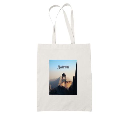 Jaipur - Travel Series White Tote Bag