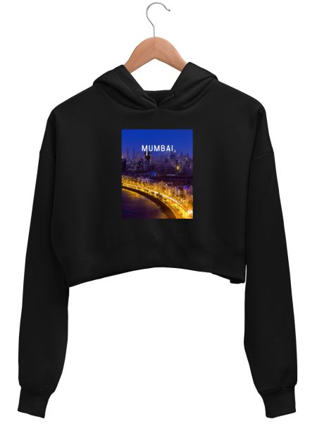 Mumbai - Travel Series Crop Hoodie