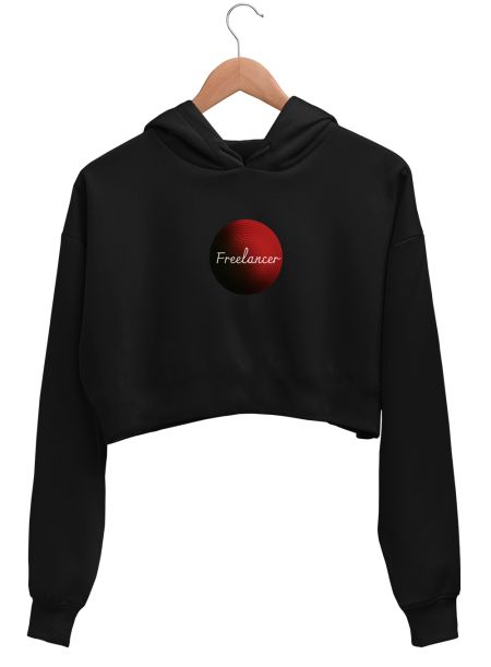 Freelancer Crop Hoodie