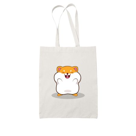 Cute Cartoon White Tote Bag