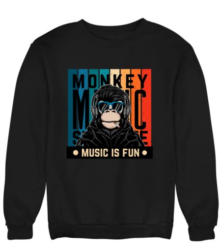 Monkey music Sweatshirt