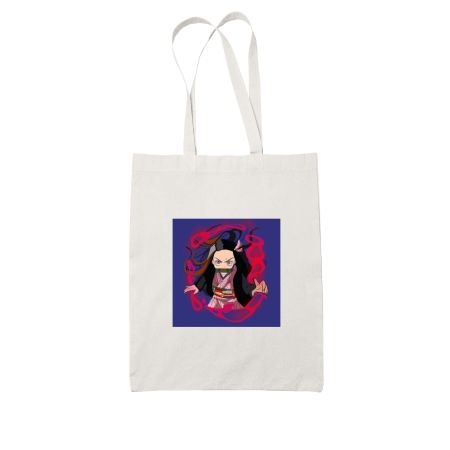 Anime White Tote Bag