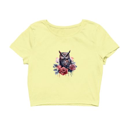 Bloody Owl Crop Top