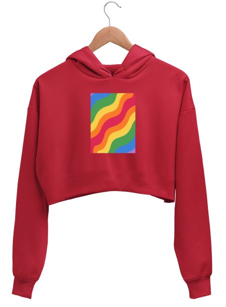 Pride forever Crop Hoodie