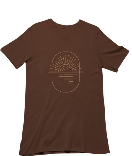 Minimal sunset Regular T-Shirt