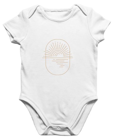 Minimal sunset Onesie