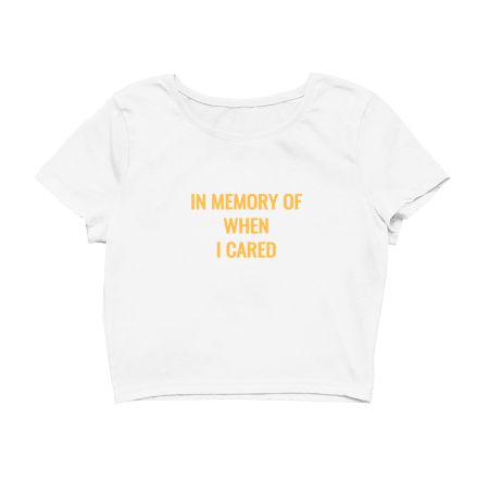 In memory of Crop Top