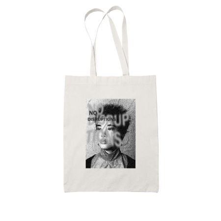 NO DISRUPTIONS Graphic T-shirt White Tote Bag