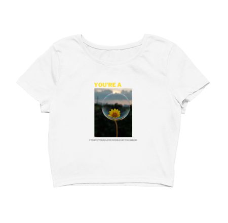 Sunflower Crop Top