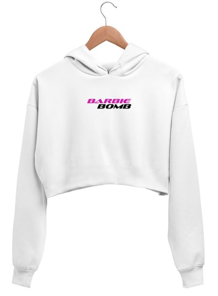 Barbie x nolan Crop Hoodie