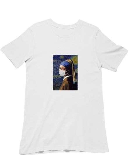 Pearl girl and starry night Classic T-Shirt