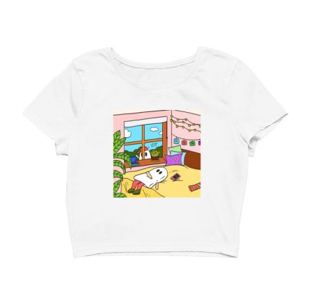 Ghosty Blues Crop Top