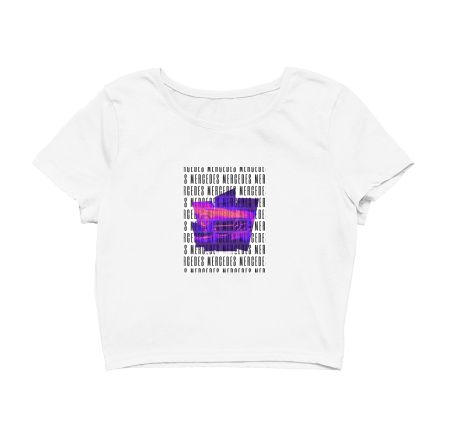 MINIMALIST CAR PRINT Crop Top