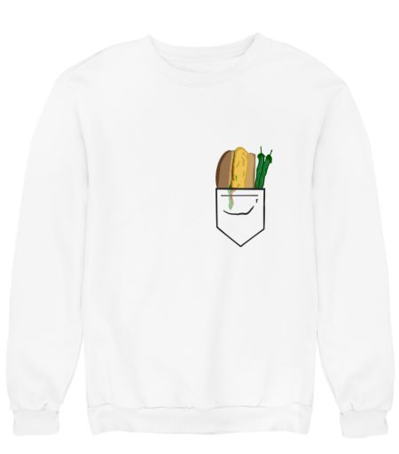 Vada pav in. my pocket. Sweatshirt