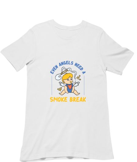 Even Angels Need a Smoke Break Regular T-Shirt