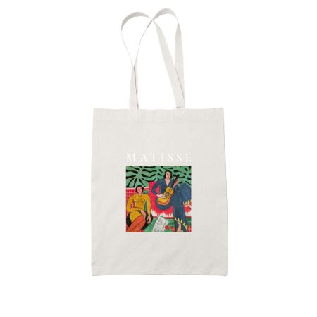 Matisse La Musique Art Tshirt White Tote Bag