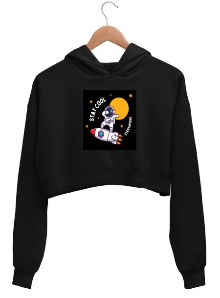 Cool guy  Crop Hoodie