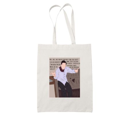 Funny Michael scott White Tote Bag