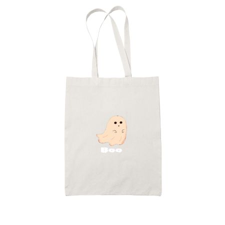 ghost  White Tote Bag