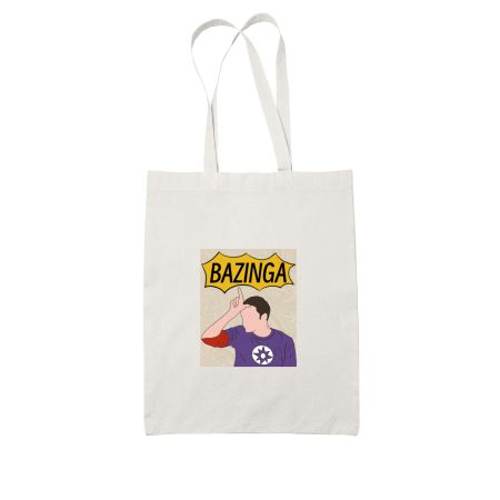 sheldon cooper - bazinga White Tote Bag