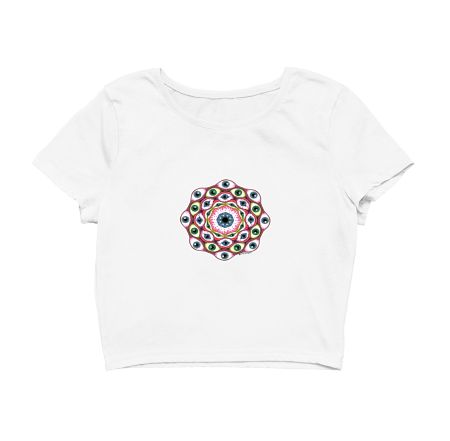 Trippy Eye Crop Top