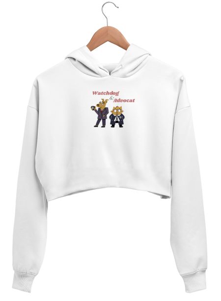 Mascots - Watchdog & Advocat Crop Hoodie