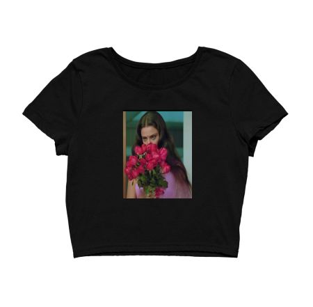 Rekha: Nostalgia in Bloom Crop Top