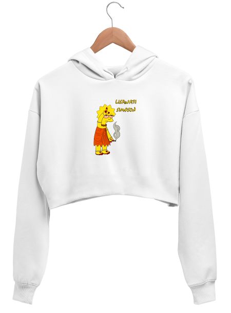 Lisawati Simpson Crop Hoodie