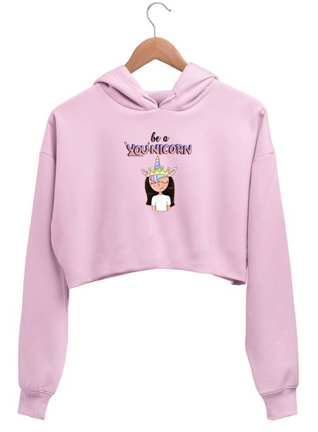 Unicorn Crop Hoodie