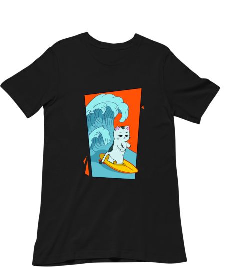 Surf's Up, Cool Cat! Classic T-Shirt