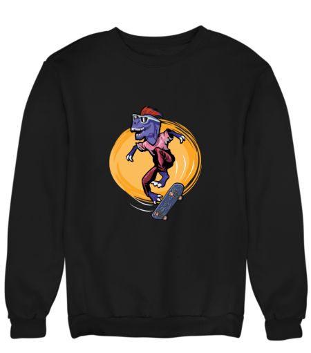 Skateboard Dino Sweatshirt