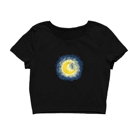 Van Gogh MOON Crop Top