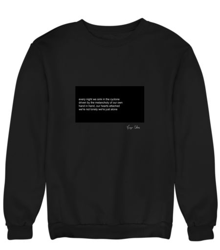 Lyrics Die in Her Arms (Black) Sweatshirt