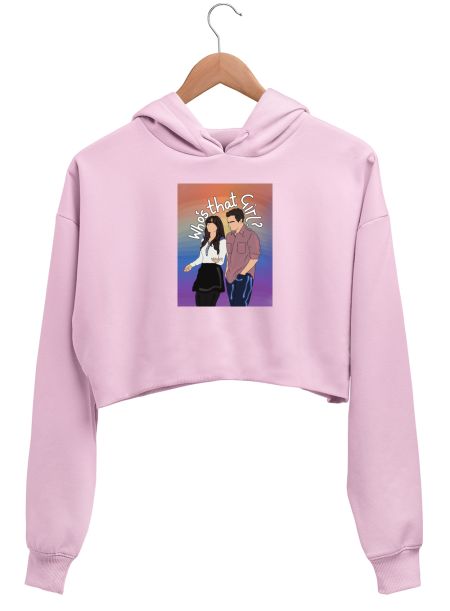 New girl-Nick and jess Crop Hoodie