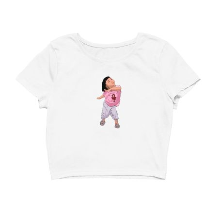 DANCING BABY MEME Crop Top