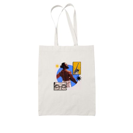 Hey Ram. White Tote Bag