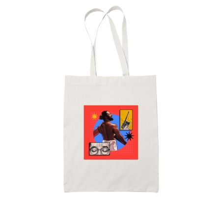 Hey Ram White Tote Bag