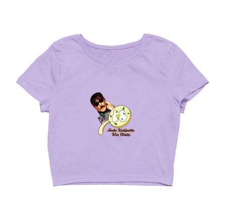 jaggu dada - anda kadipatta Crop Top