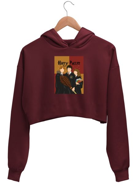 Harry potter hogwarts Crop Hoodie