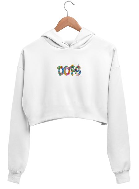 Trippy Dope Crop Hoodie