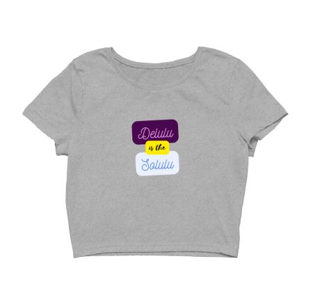 Delulu Crop Top