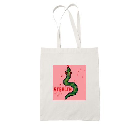 HisssStealth  White Tote Bag