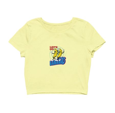 Retro Delight Let's Go Bananas Crop Top