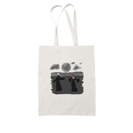 Witch Dance White Tote Bag